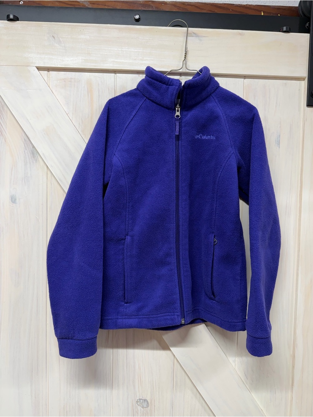 Columbia Kids Purple Full-Zip Fleece Jacket